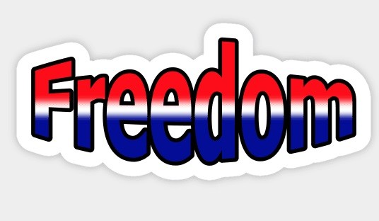 happy trails farm freedom usa magnet