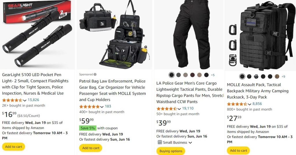 police gear