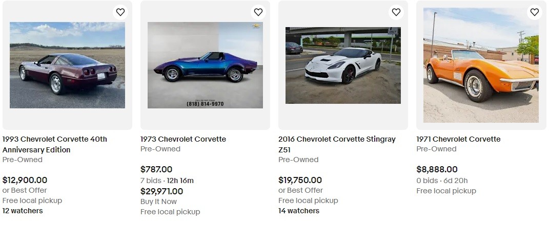 Corvettes For Sale