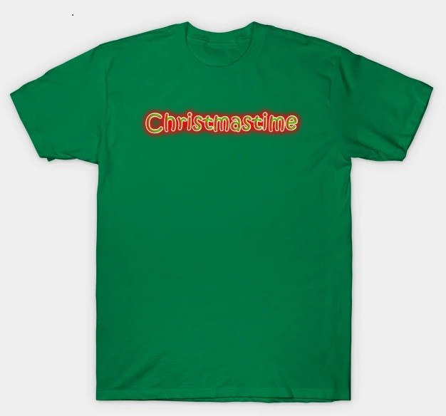 christmastime neon retro rainbow vintage shirt