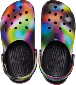 Neon Retro Rainbow Clogs