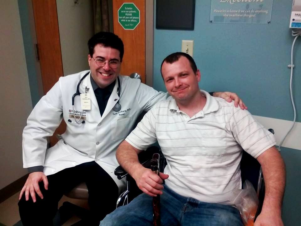 Doctor Seth Goldberg with Nick