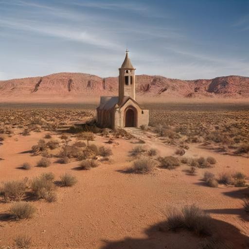 church in a desert