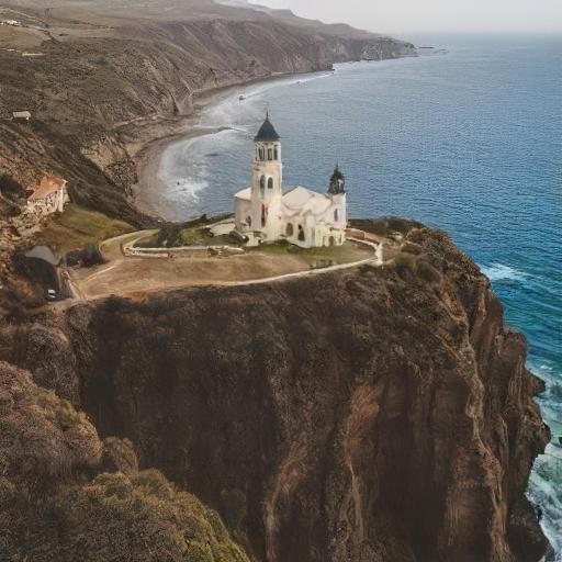 church on a cliff overlooking the ocean prayer appeal